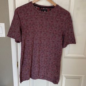 Red Zara Short Sleeve Shirt
